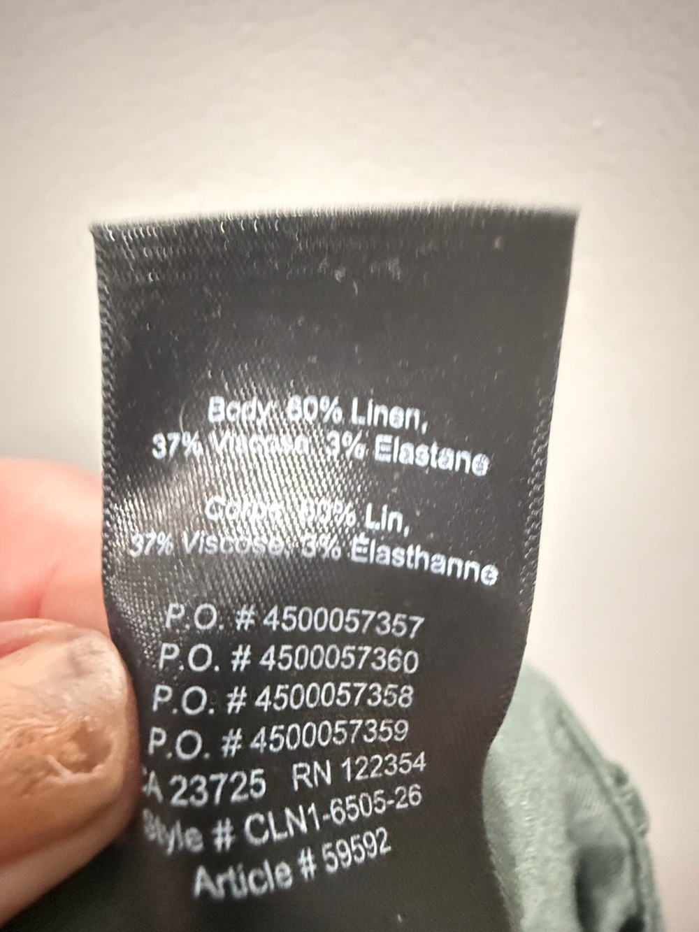 Babaton Linen Blend Utility Shorts -
Dark Olive - Picture 6 of 6